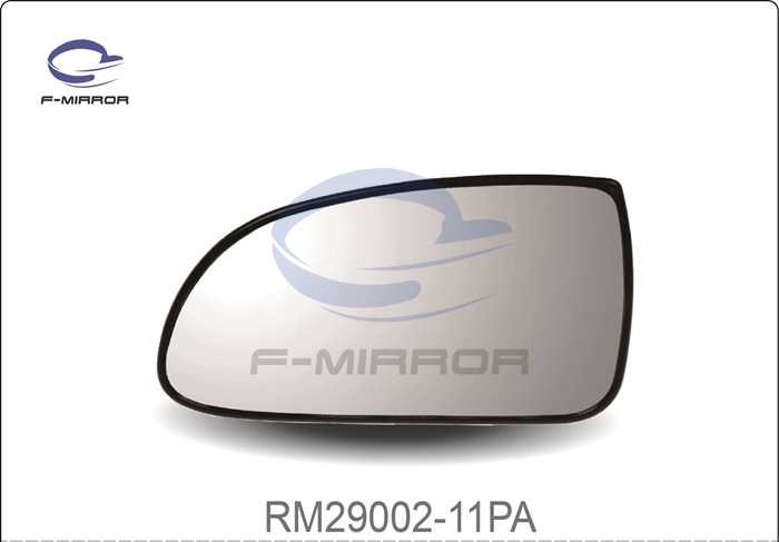 DOOR MIRROR GLASS W/PLATE