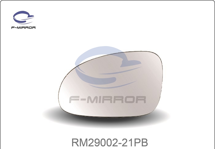 DOOR MIRROR GLASS W/PLATE