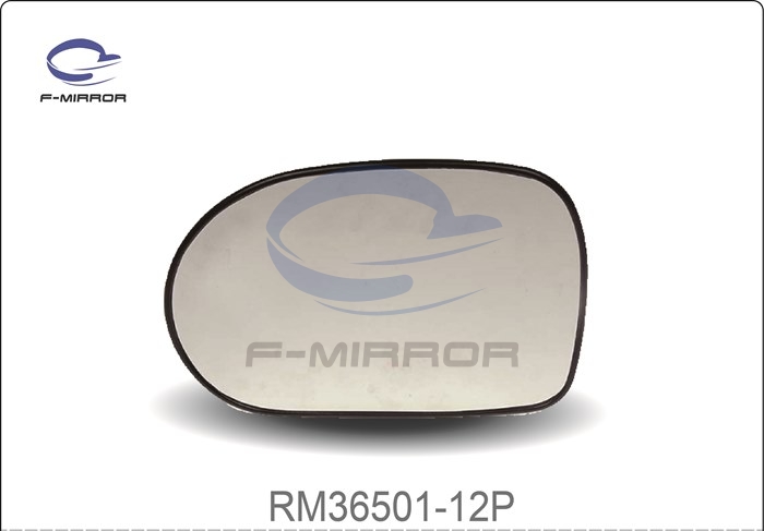 DOOR MIRROR GLASS W/PLATE